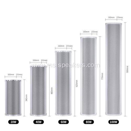 Waterproof Aluminium Alloy Two Way Column speaker